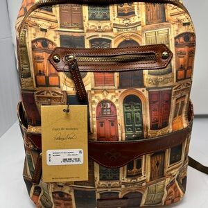 Patricia Nash Doorways to Italy Karina Laptop Backpack